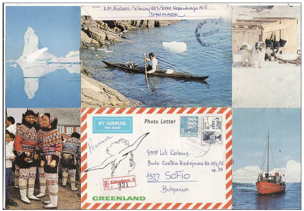 14- 807 //  PHOTO LETTER From GREENLAND  Send From KOPENHAGN To SOFIA 1979 - Other & Unclassified