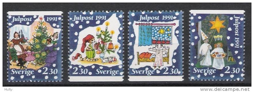 Zweden Y/T 1677 / 1680 (**) - Nuevos
