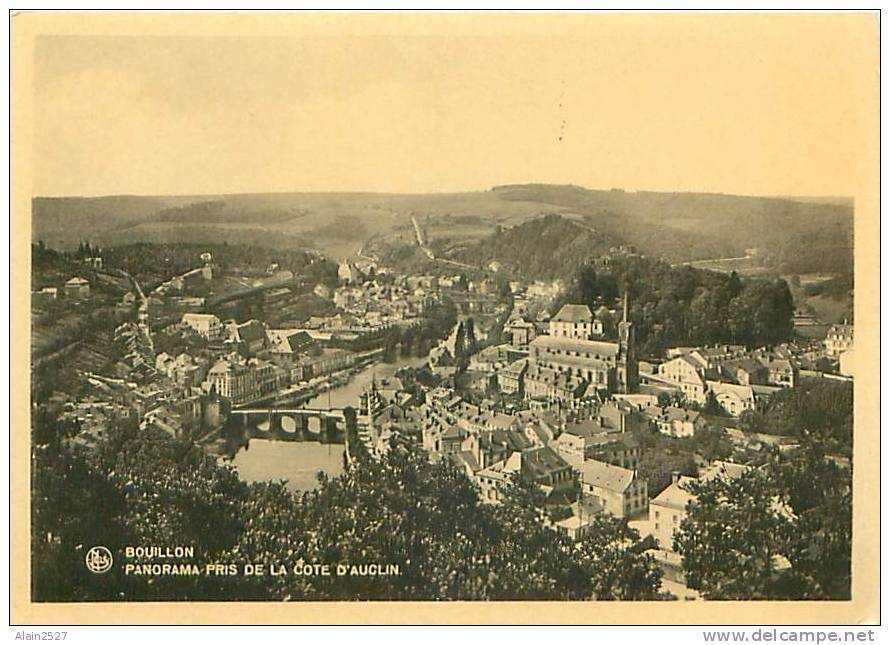 CPM - BOUILLON - Panorama Pris De La Côte D'Auclin (Ern. Thill, Bruxelles, Phototon, N° 5) - Bouillon