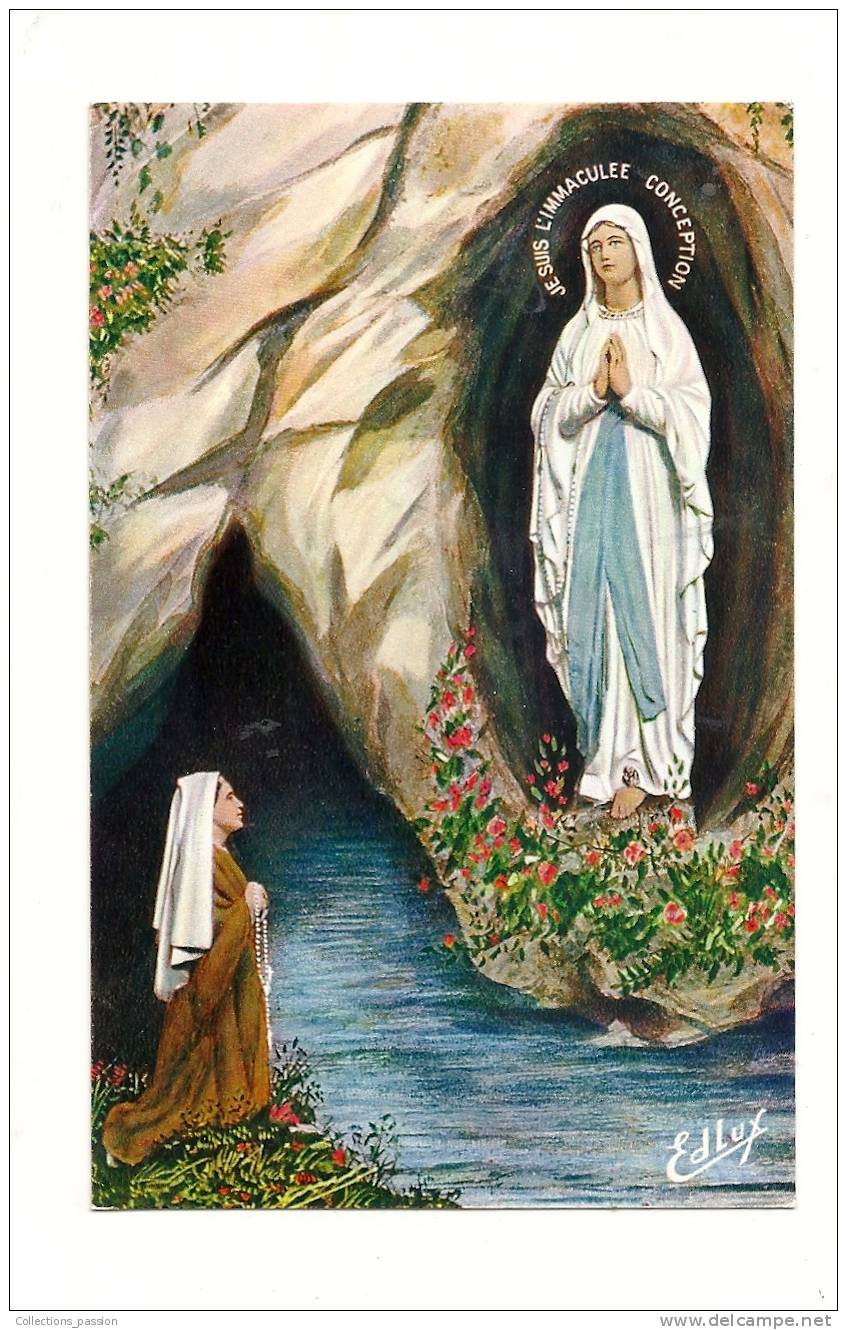 Cp, Christianisme, Lourdes (65), L´Apparition - Lieux Saints