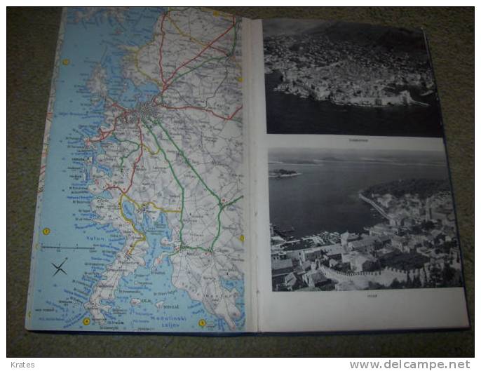 Old Roadmaps, Jadran, Yugoslavia, Croatia - Cartes Routières