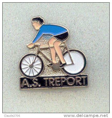 Rare Pin´s Cyclicme. Vélo Club A.S. Le Tréport (Département 80) - Cyclisme