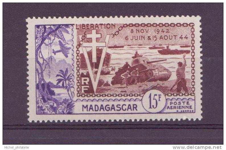 MADAGASCAR  N° 74**   PAR AVION   Neuf Sans Charniere - Other & Unclassified