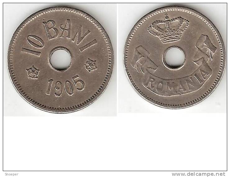 Romania 10 Bani 1905  Km 32 Vf+ !!!!!! - Rumania