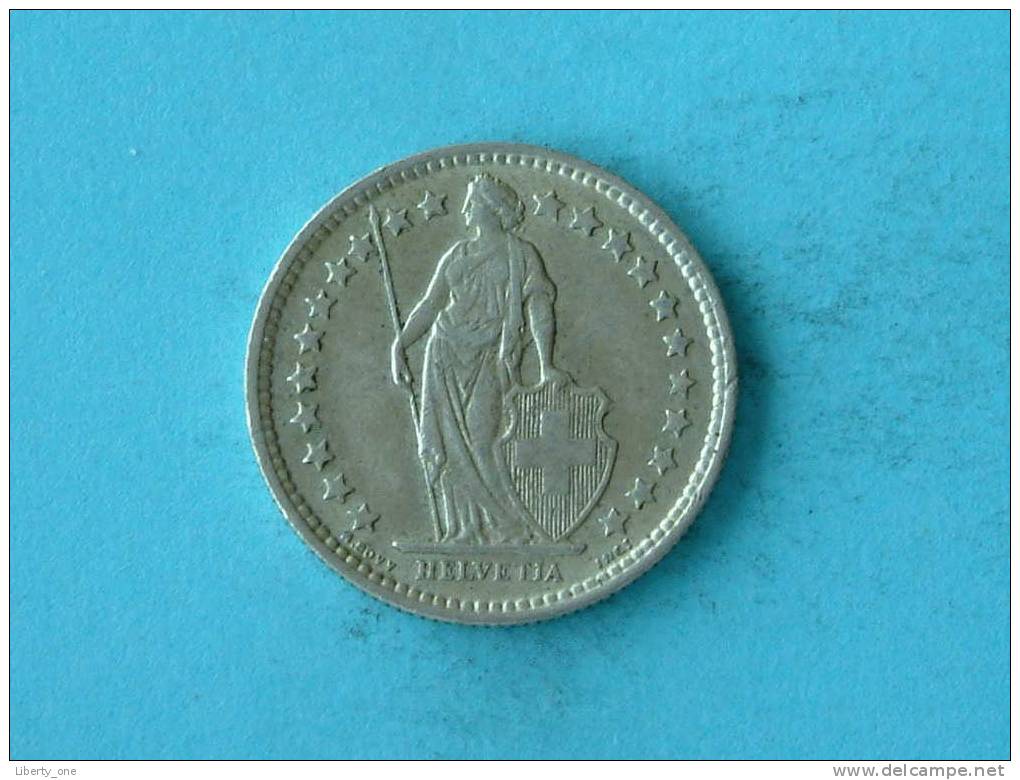 1958 B - 1/2 FRANC / FRANKEN / KM 23 ( For Grade, Please See Photo ) ! - Other & Unclassified