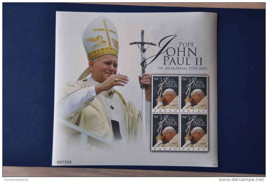 M ++ PALAU 2010 POPE PAUS JOHANNES PAULUS II MNH - Palau