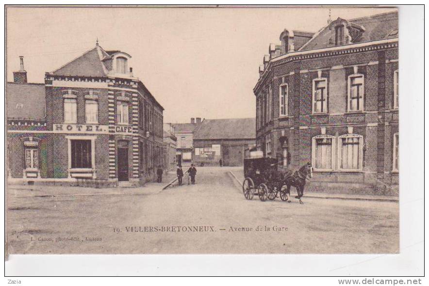 80.278/ VILLERS BRETONNEUX - Avenue De La Gare - Villers Bretonneux