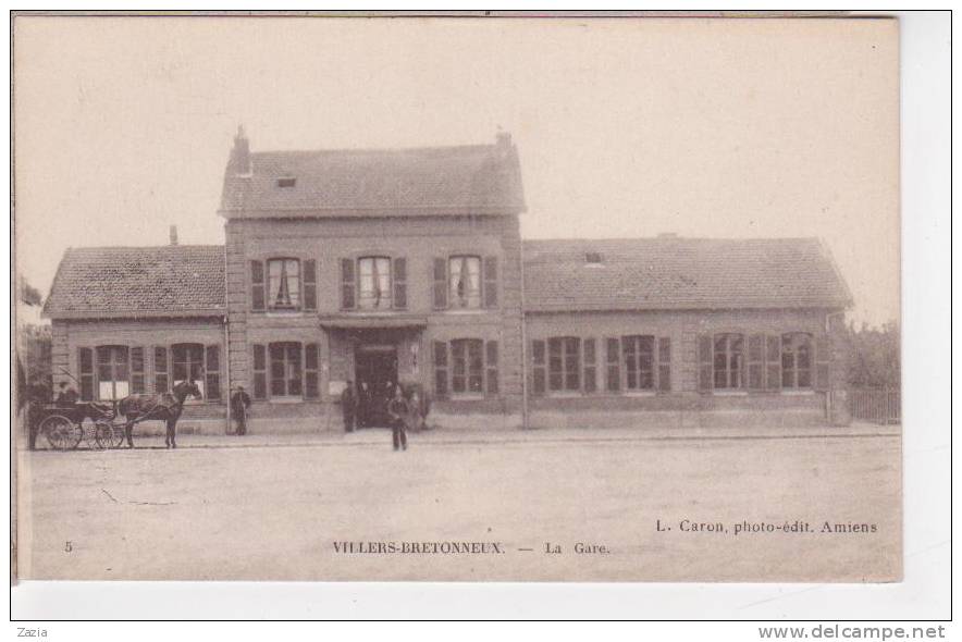 80.286/ VILLERS BRETONNEUX - La Gare - Villers Bretonneux