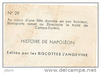 Image Biscottes L' Angevine /  Histoire De Napoléon  // IM 4/208 - Sonstige & Ohne Zuordnung