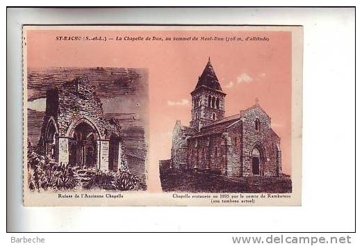 71.- ST-RACHO .-La Chapelle De Dun , Au Sommet Du Mont-Dun ( 708m D' Altitude ) - Otros & Sin Clasificación