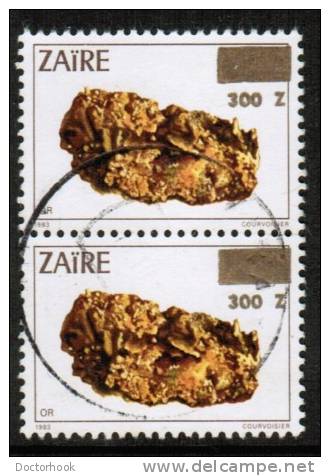 ZAIRE  Scott #  1332  VF USED Pair - Oblitérés