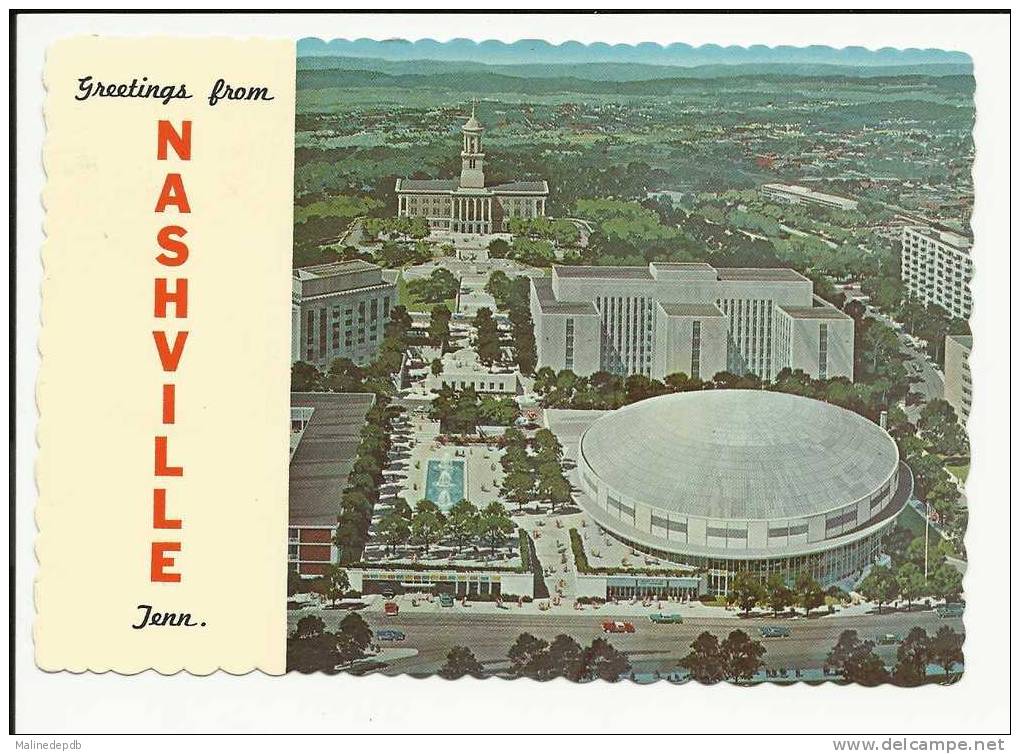 CP Greetings  From NASHVILLE - Municipal Auditorium - Timbre - Nashville