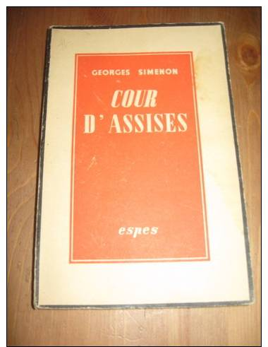 Simenon-espes-cour D Assises - Simenon