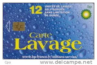 # Carte A Puce Portemonnaie Lavage Mobil 19 - BP Logo Soleil 12u Gem D -tres Bon Etat- - Lavage Auto