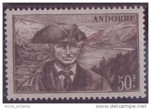 ANDORRE N° 118** NEUF SANS CHARNIERE  PORTRAIT - Unused Stamps