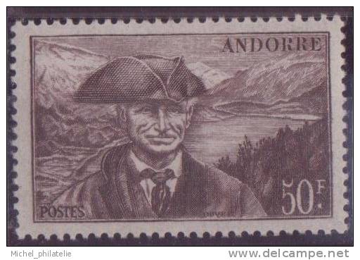 ANDORRE N° 118** NEUF SANS CHARNIERE  PORTRAIT - Ongebruikt