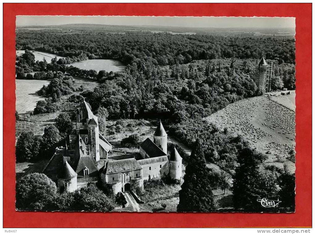 * LA CHAPELLE D´ANGILLON-Le Château-Vue Aérienne-1968 - Les Aix-d'Angillon