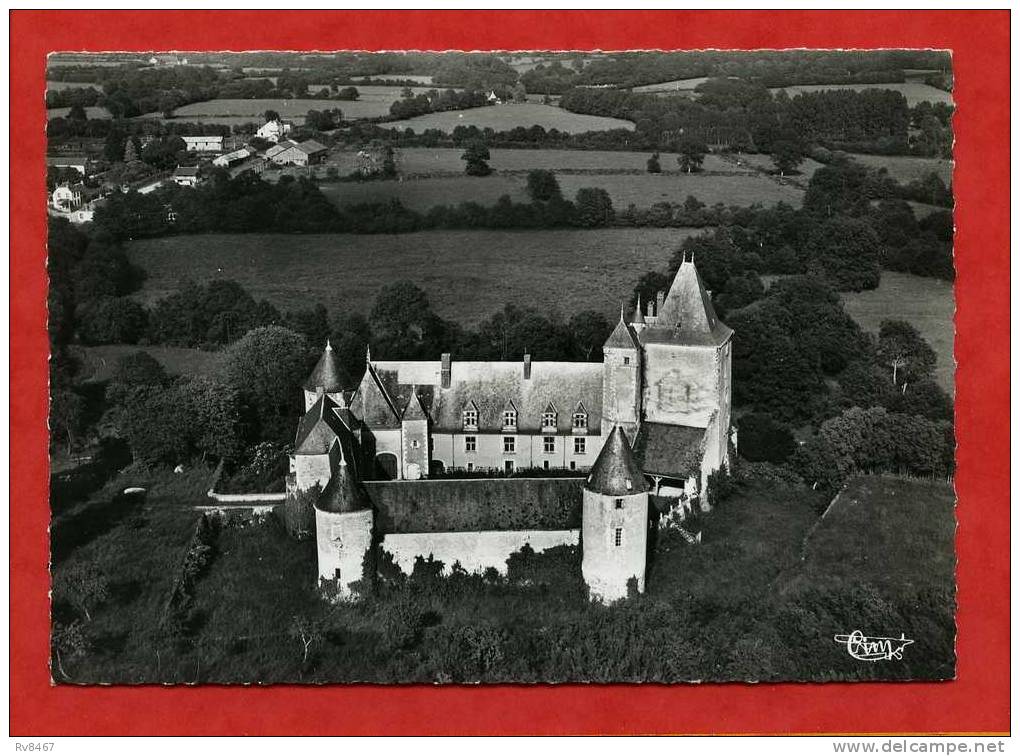 * LA CHAPELLE D´ANGILLON-Le Château-Vue Aérienne-1968 - Les Aix-d'Angillon