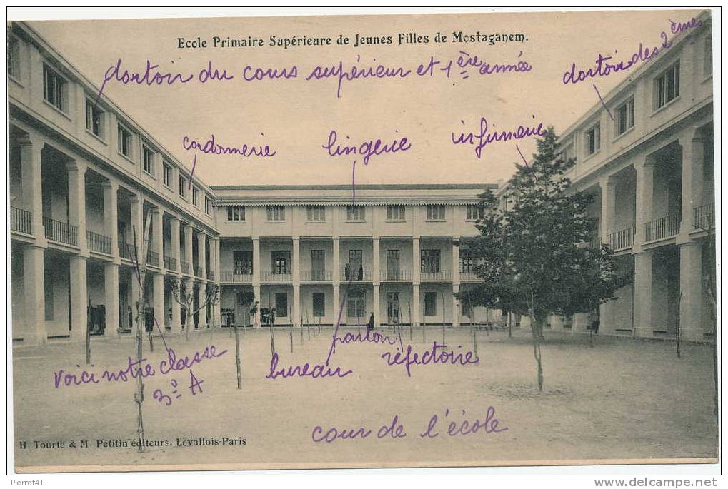 ALGÉRIE - MOSTAGANEM - Ecole Primaire Supérieure De Jeunes Filles - Mostaganem