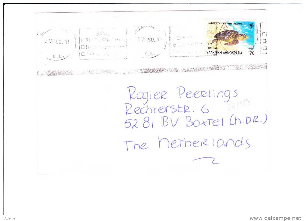 23/958   LETTRE   GREECE - Tortues