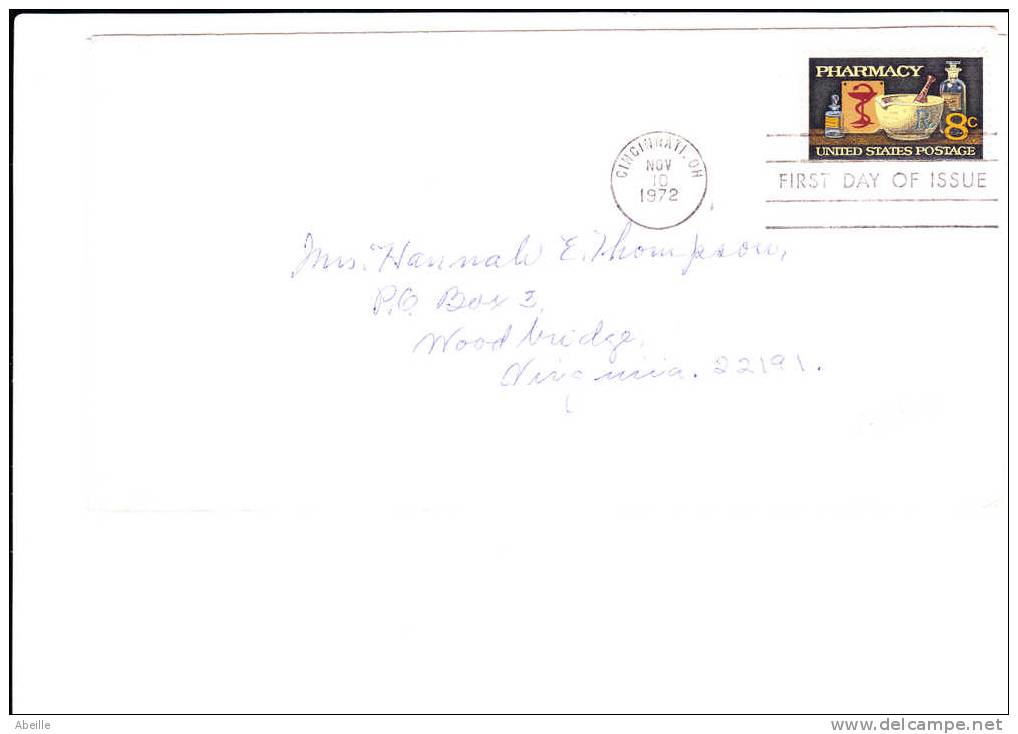 23/963   LETTRE  USA - Pharmacy