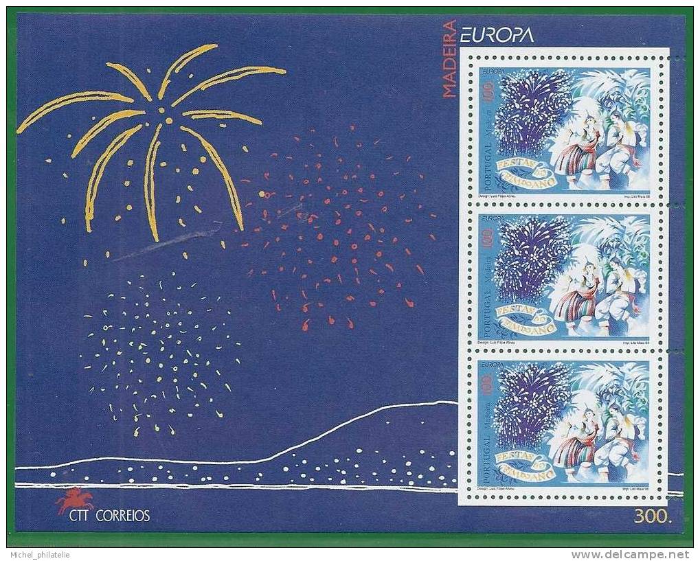 Portugal Bf N° 18 ** Madere Neuf Europa - Blocks & Sheetlets