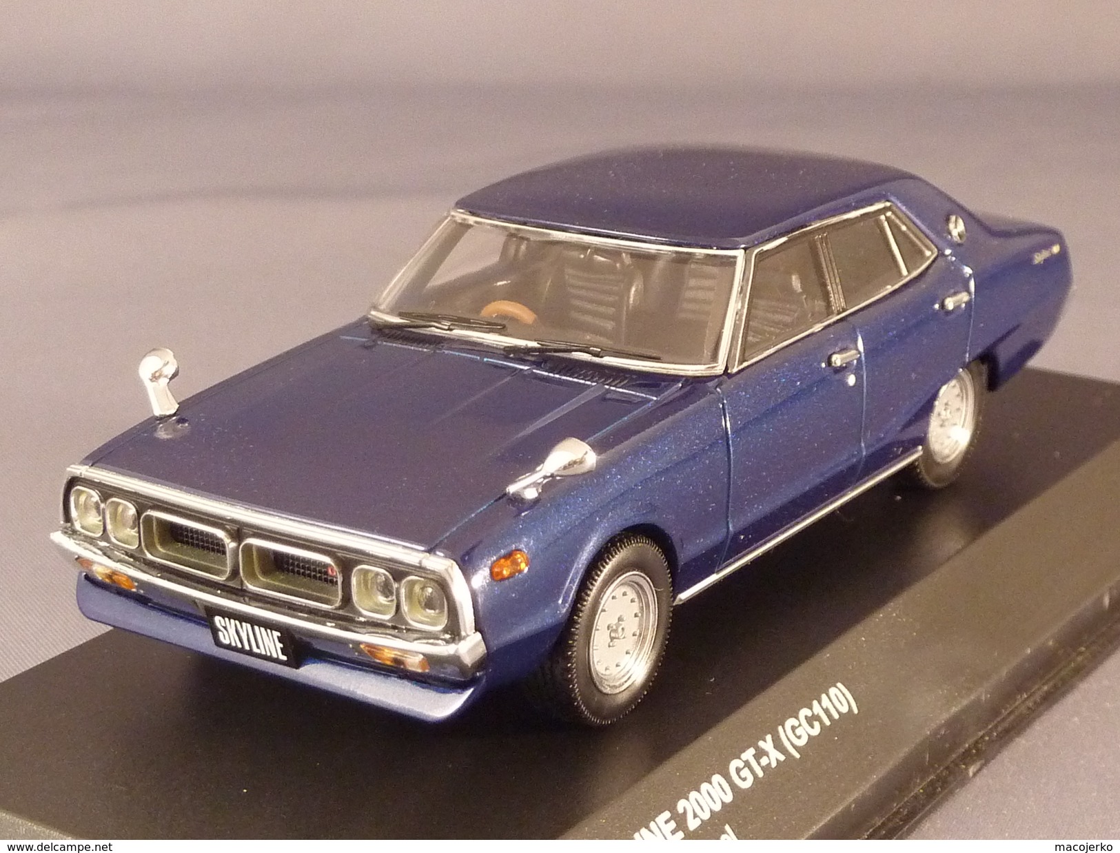 Kyosho 03272BL, Nissan Skyline 2000 GT-X (GC110), 1:43 - Kyosho