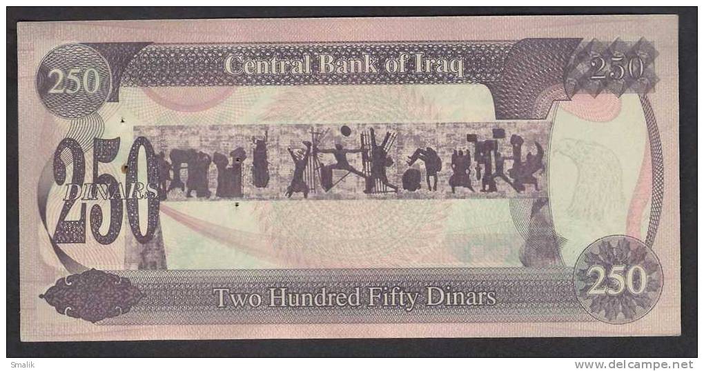 1995 IRAQ Banknote 250 Dinars UNC - Iraq