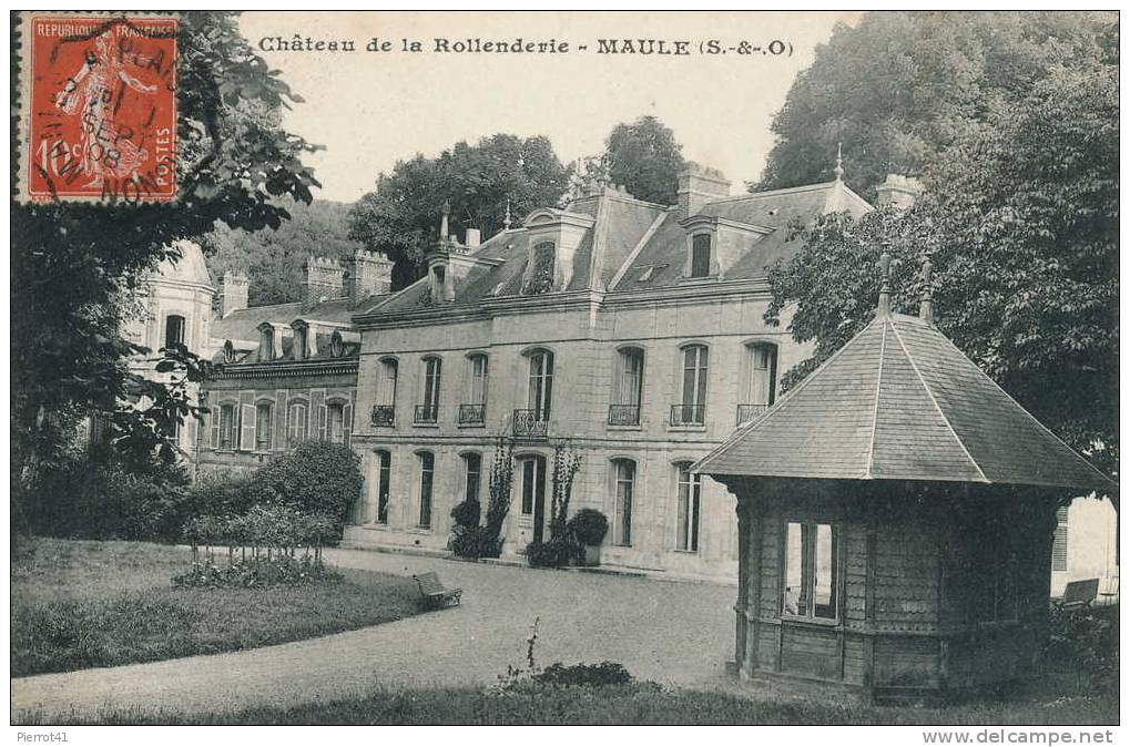MAULE - Château De La ROLANDERIE (ou ROLLENDERIE) - Maule