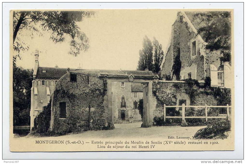 Ref 174 - MONTGERON - Entrée Principale Du Moulin De SENLIS - Montgeron