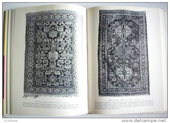 ORIENTAL RUGS TAPIS D ORIENT ECHTE TEPPICHE 1960 MAP OF CARPET MAKING CARTE LIEUX FABRICATION