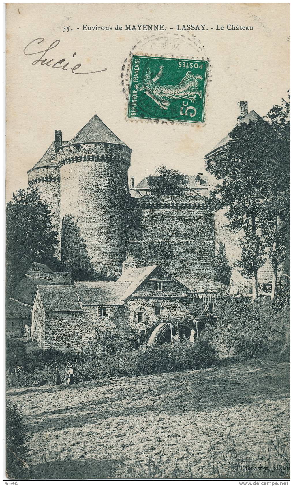 Environs De MAYENNE - LASSAY - Le Château Et Le Moulin - Lassay Les Chateaux