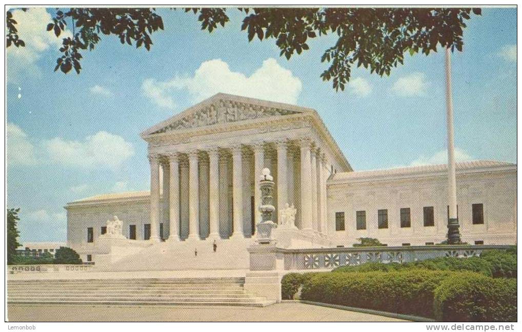 USA – United States – Washington DC – The Supreme Court Building - 1950s Unused Chrome Postcard [P3014] - Washington DC