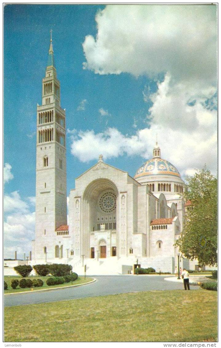 USA – United States – Washington DC – National Shrine Of The Immaculate Conception - 1950s Unused Chrome Postcard [P30 - Washington DC