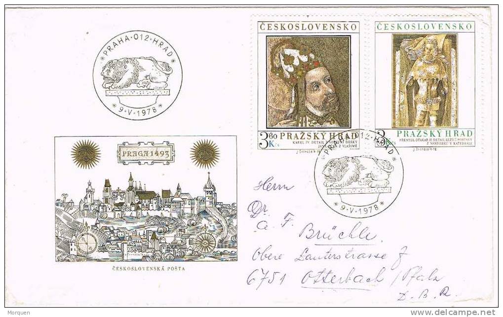 Carta PRAHA 1978. Hradcany. Castillo De Praga - Lettres & Documents