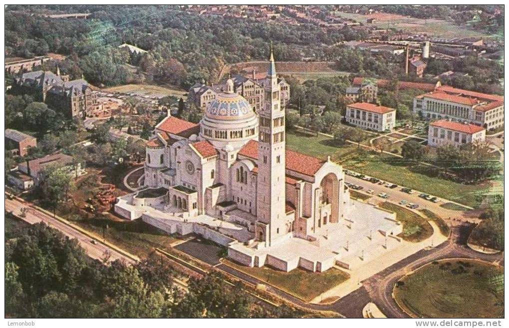 USA – United States – Washington DC – National Shrine Of The Immaculate Conception - Old Unused Postcard [P3022] - Washington DC