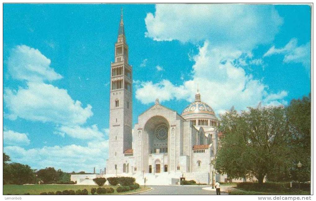 USA – United States – Washington DC – National Shrine Of The Immaculate Conception - Old Unused Postcard [P3023] - Washington DC