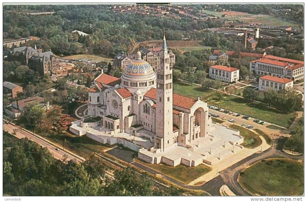 USA – United States – Washington DC – National Shrine Of The Immaculate Conception - Old Unused Postcard [P3031] - Washington DC