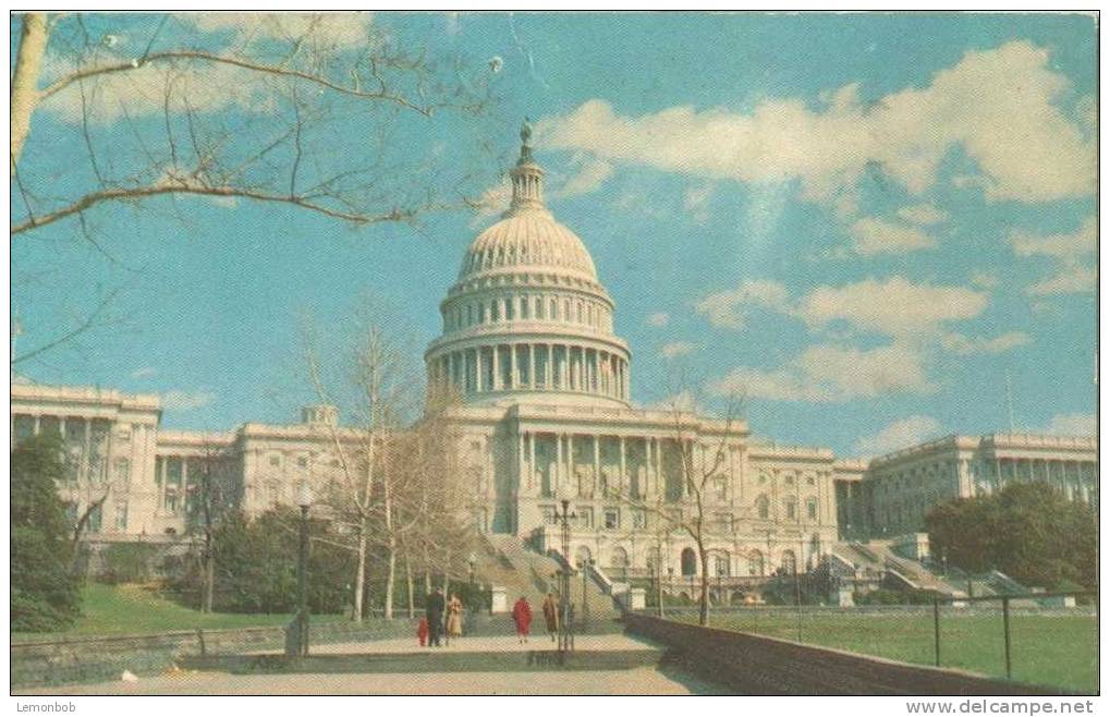 USA – United States – Washington DC – The Capitol - 1966 Used Postcard [P3038] - Washington DC