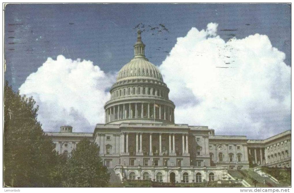 USA – United States – Washington DC – The Capitol - 1957 Used Postcard [P3039] - Washington DC