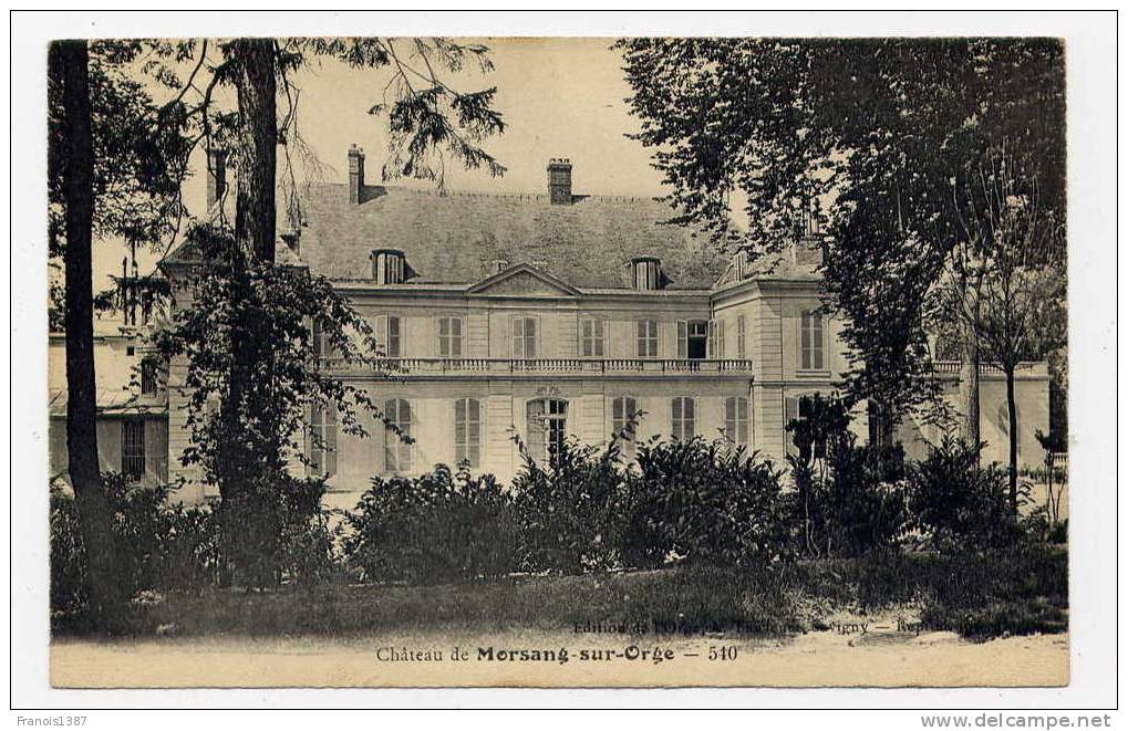 Ref 174 - Château De MORSANG-sur-ORGE - Morsang Sur Orge
