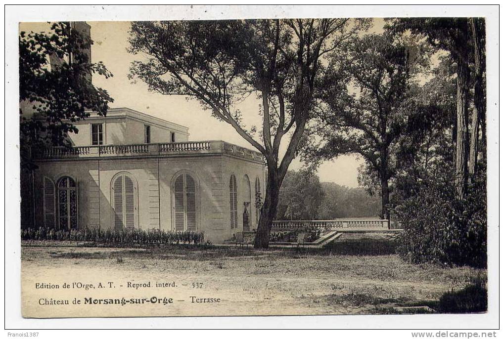 Ref 174 -  Château De MORSANG-sur-ORGE - Terrasse (1917) - Morsang Sur Orge