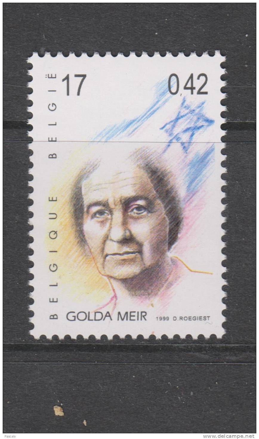 Belgique COB 2866 ** Neuf Sans Charnière MNH Golda Meir - Beroemde Vrouwen