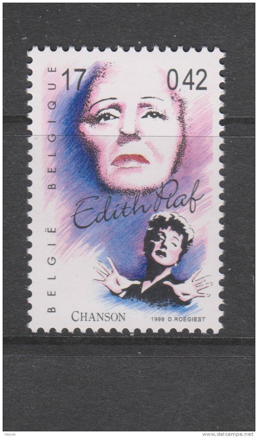 Belgique COB 2871 ** Neuf Sans Charnière MNH Edith Piaf - Chanteurs