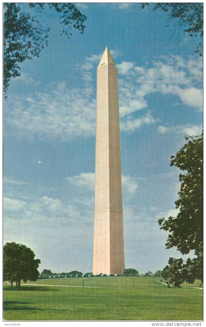 USA – United States – Washington DC - Washington Monument - 1950s Unused Postcard [P3053] - Washington DC