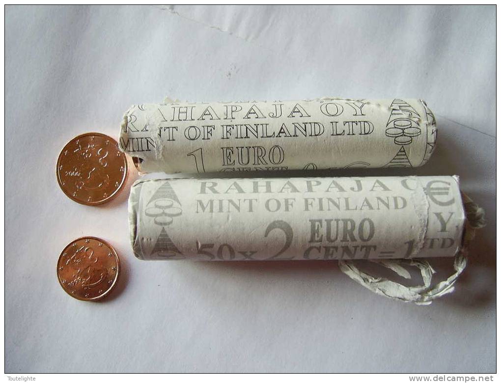 1 Et 2  Cents  D'euro  Neuve  FINLANDE  1999 - 2000 - Finlandia