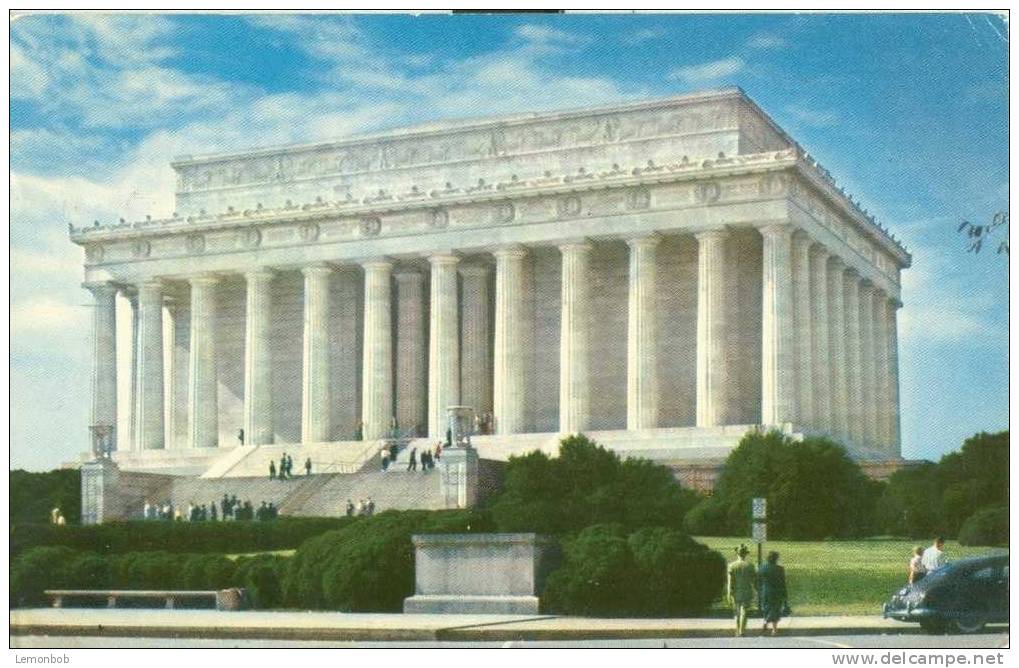 USA – United States – Washington DC - Lincoln Memorial 1958 - Used Postcard [P3062] - Washington DC