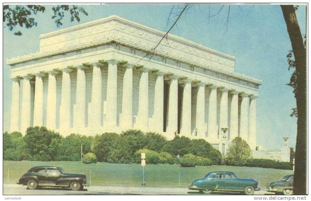 USA – United States – Washington DC – Lincoln Memorial – 1950s Unused Chrome Postcard [P3063] - Washington DC