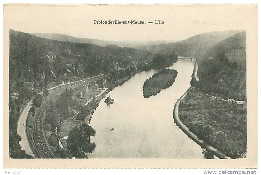 PROFONDEVILLE-sur-MEUSE - L'île (L'Edition Belge) - Profondeville