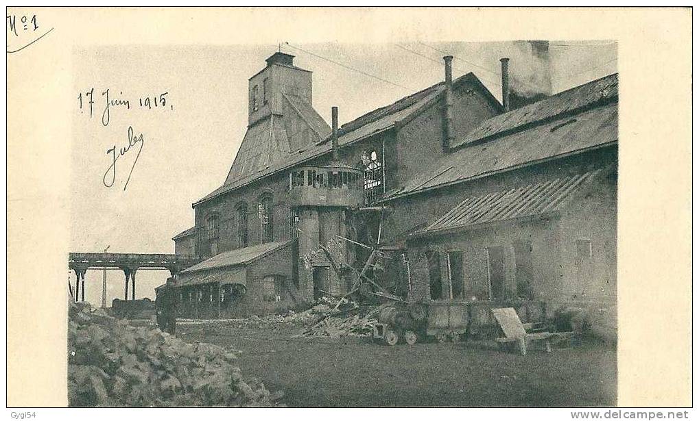 Cpa 1915 NOEUX LES MINES  Fosse N°3  Bombardement Au 28 Fevrier 1915 - Noeux Les Mines